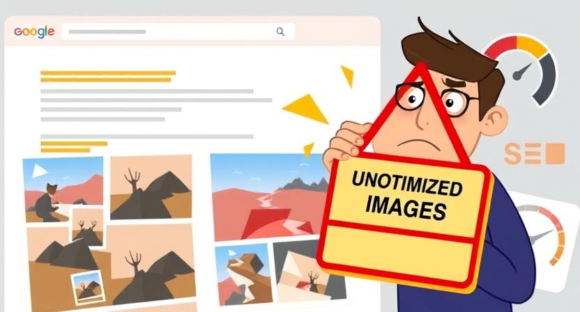 Ignoring Image Optimization SEO Mistakes