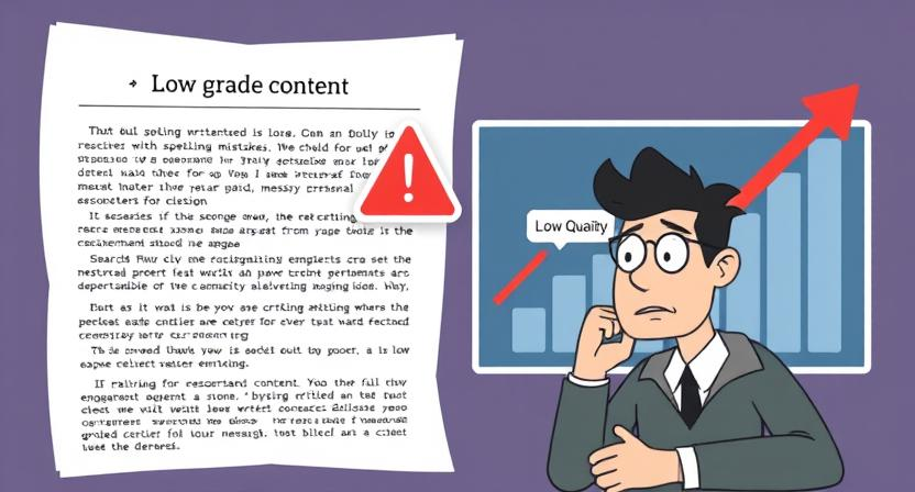 Poor Quality Content SEO Mistakes